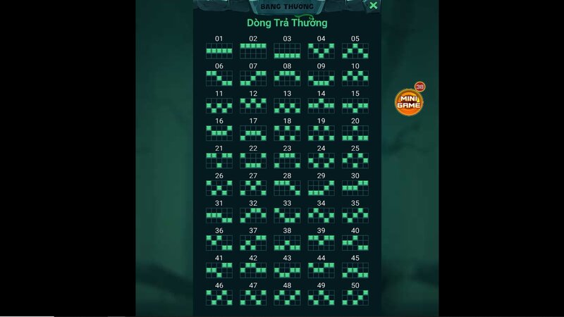 Game có 50 dòng trả thưởng