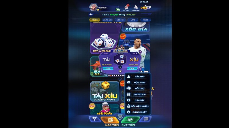 Các tính năng cài đặt khác